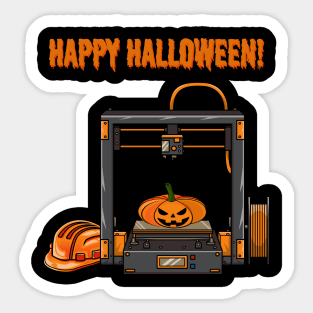 3D Printer #5 Halloween Edition Sticker